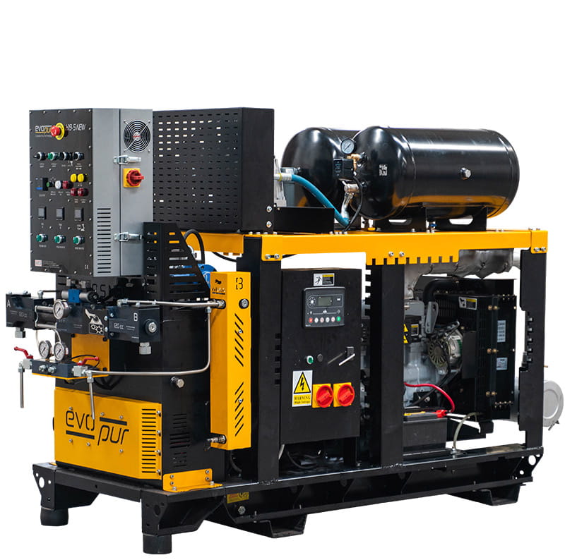 Machine de projection de mousse polyuréthane et de polyurée G Series