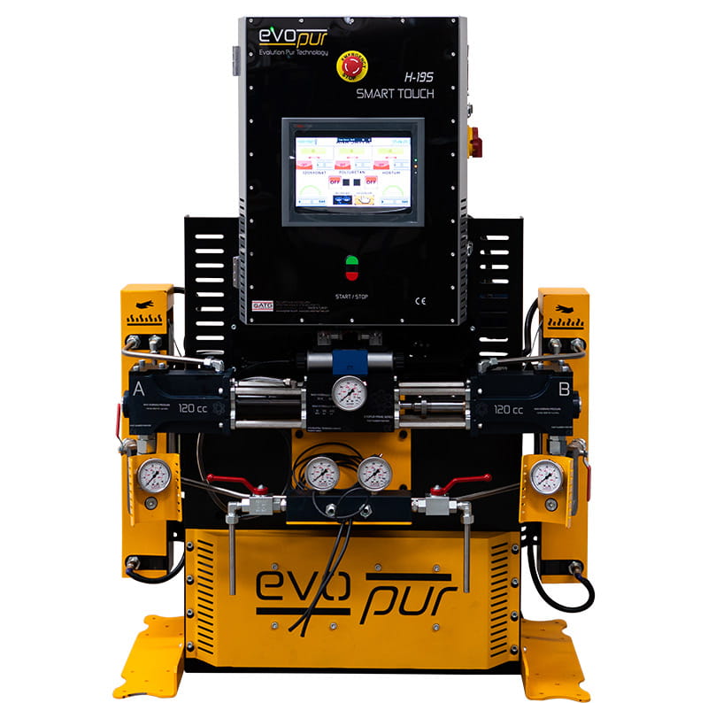 Machine de projection de mousse polyuréthane et de polyurée H-19S Smart Touch